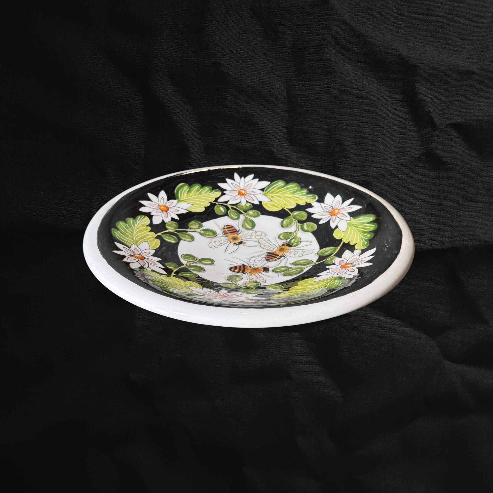 Piatto Api e fiori