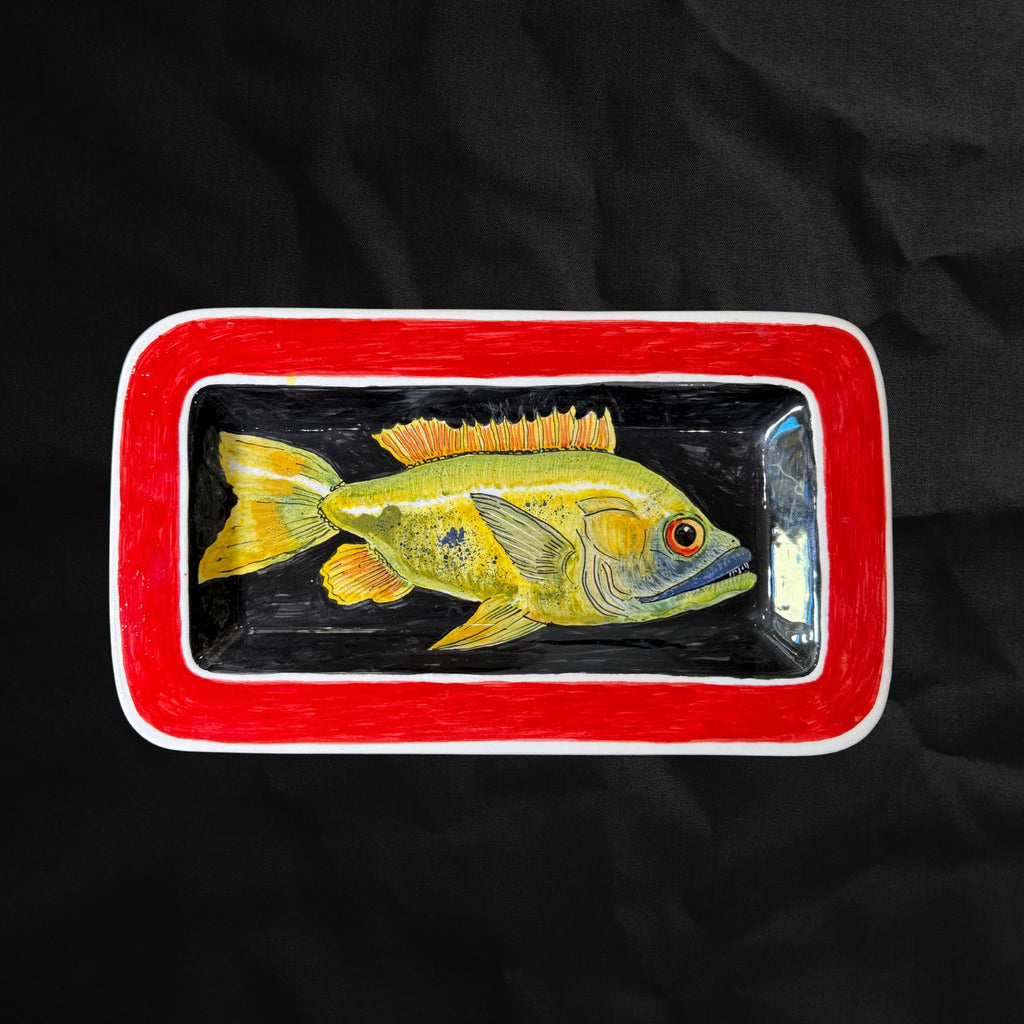 Vassoio Rettangolare con Pesce